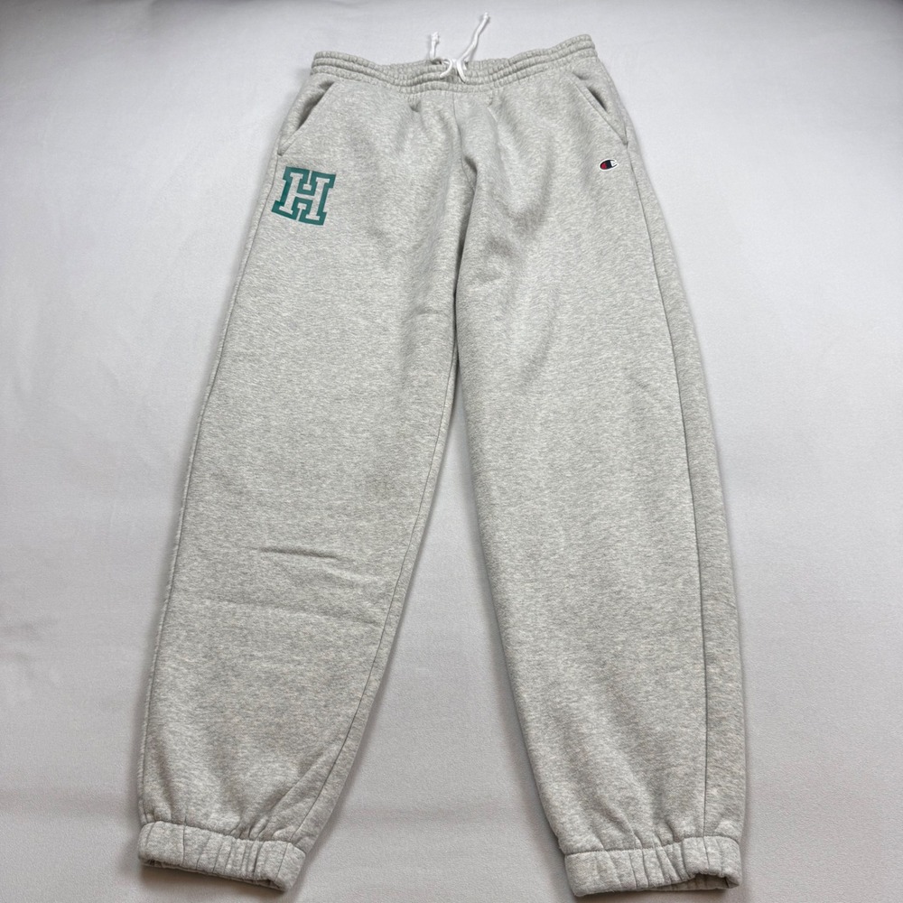 Champion x Stranger Things Mens Hawkins High Sweatpants Grey Large 011 Joggers